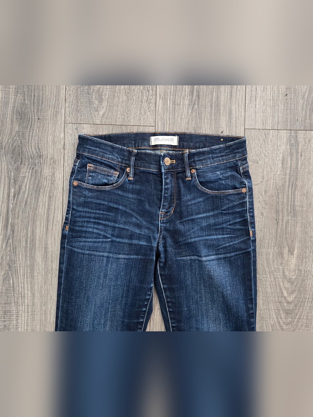 Madewell Women’s Skinny Jeans Size 26 Dark Wash High Rise Denim - Picture 4 of 9